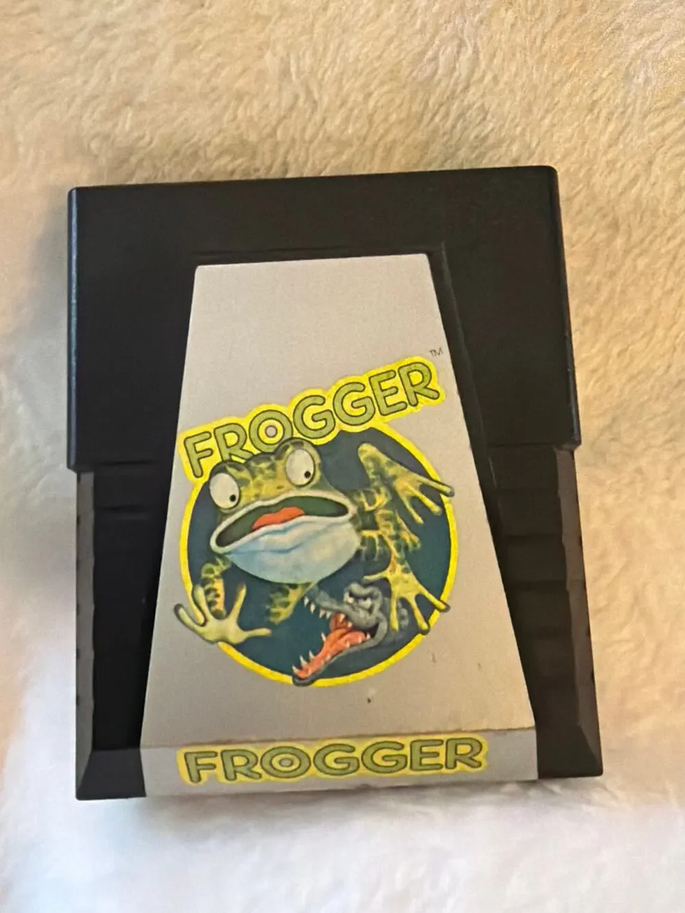 Vintage Frogger Atari 2600 Parker Brothers Video Game Cartridge